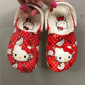 Toddler Hello Kitty Crocs